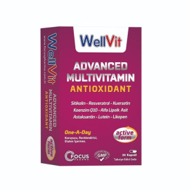 WELLVIT ADVANCED MULTIVITAMIN ANTIOXIDANT 30 KAPSUL FOCUS