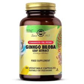  SOLGAR GINKGO BILOBA LEAF EXTRACT 60 CAP.