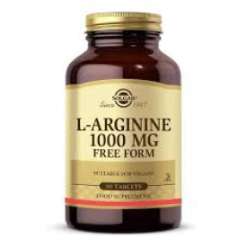  SOLGAR L-ARGININE 1000 MG 90 TAB.